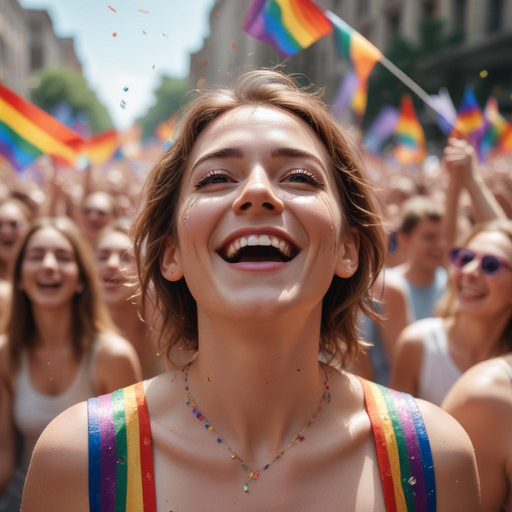 A Moment of Joy and Celebration at Pride