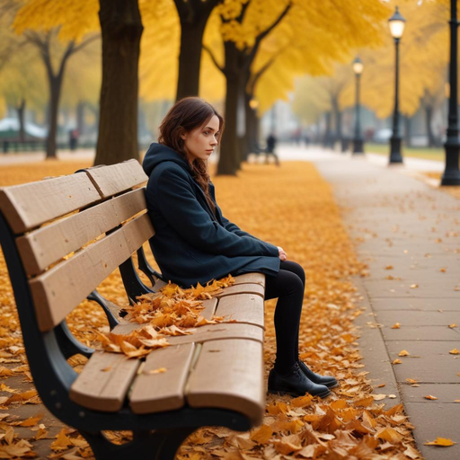 Autumn Melancholy: A Moment of Contemplation