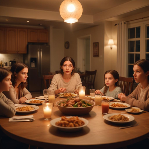 A Family Dinner Filled with Mystery