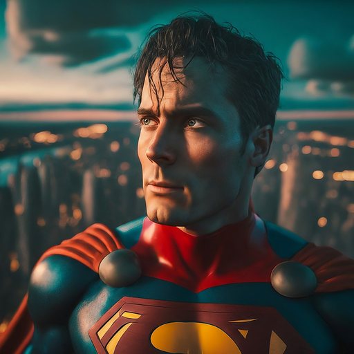 Superman at Dusk: A City Awaits