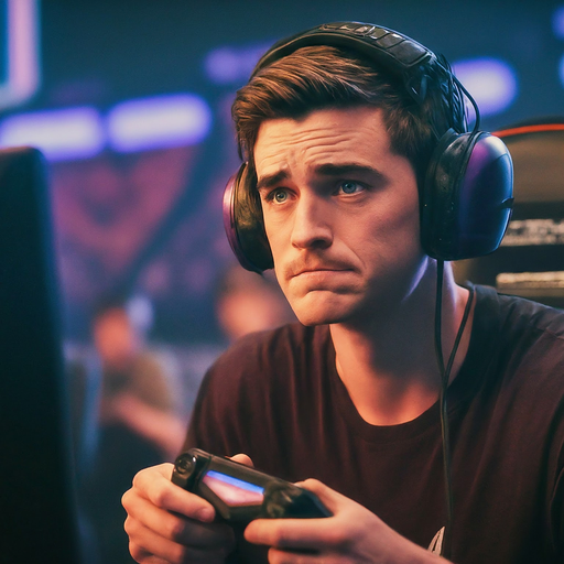 Lost in the Game: A Moment of Intense Focus