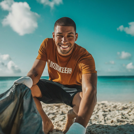 One Man’s Smile, A Beach Full of Hope