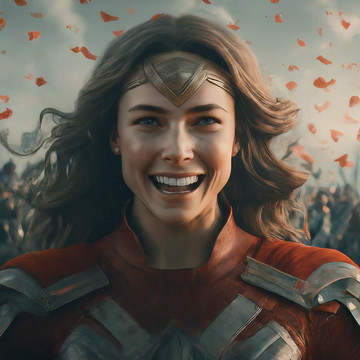 Wonder Woman Triumphant: A Moment of Hope and Celebration