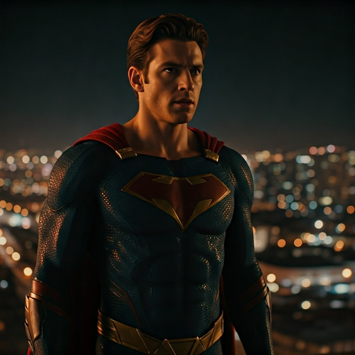 The Man of Steel, Silhouetted Against the City’s Secrets