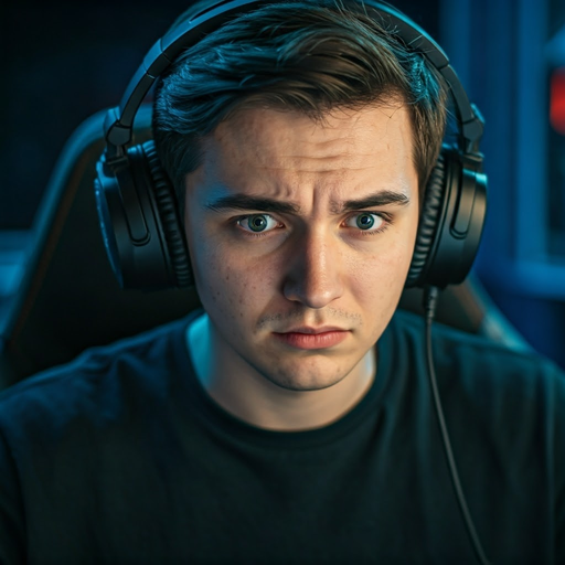 Intense Focus: A Portrait of Determination