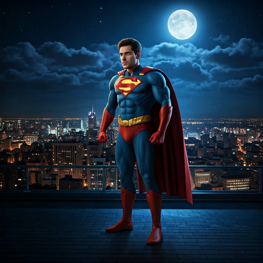 Superman: A Beacon of Hope in the Night