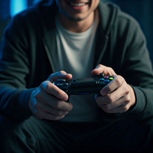 The Controller: A Moment of Focus and Intensity