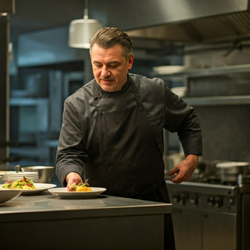 The Art of Precision: A Chef’s Focused Dedication