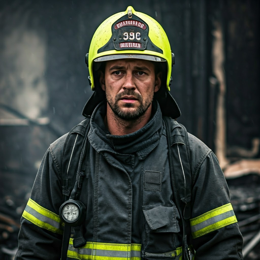 Firefighter Faces the Aftermath, a Solemn Reminder of Loss