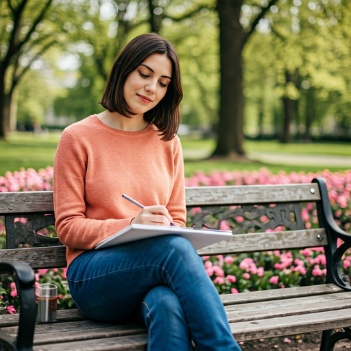 Lost in Thought: A Moment of Tranquility in the Park