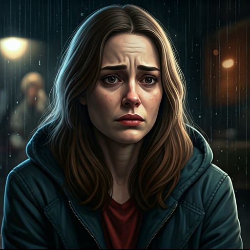 Lost in the Rain: A Moment of Melancholy