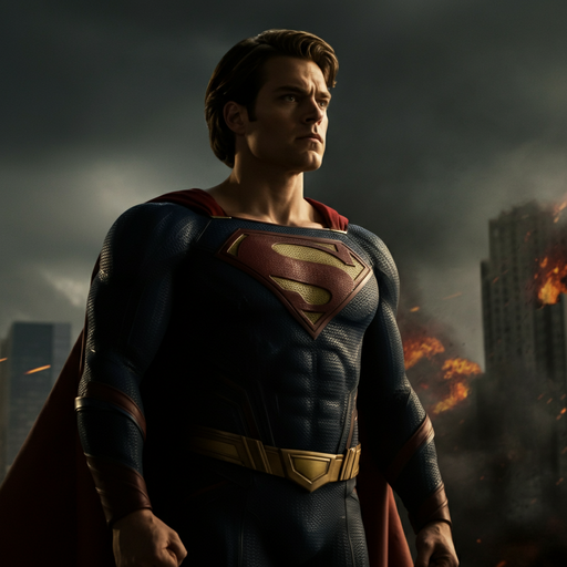 Superman Faces the Flames: A City in Peril