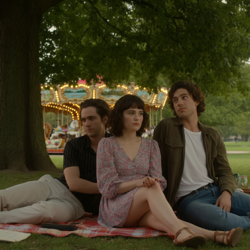 Summer Romance Under the Carousel