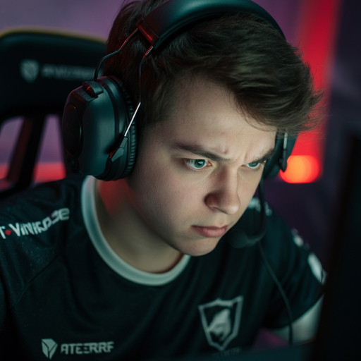 Lost in the Game: A Moment of Intense Focus