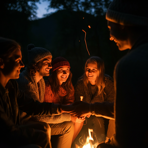 Campfire Tales: A Night of Warmth and Camaraderie