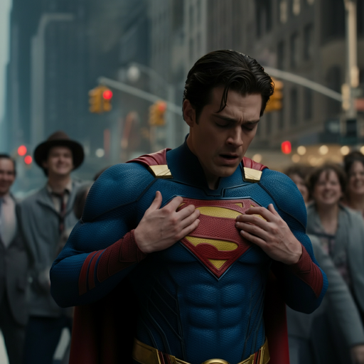 Superman’s Pain: A Moment of Vulnerability in the City