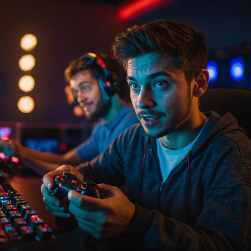 The Focus of Competition: A Gamer’s Intensity in the Spotlight