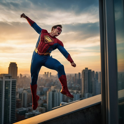 Superman Takes Flight in a Moment of Hope