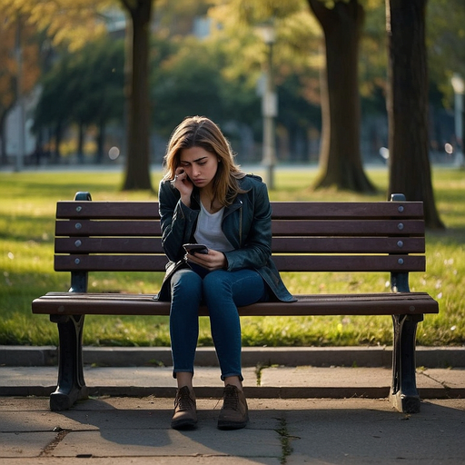 Lost in Thought: A Moment of Pensive Reflection in the Park