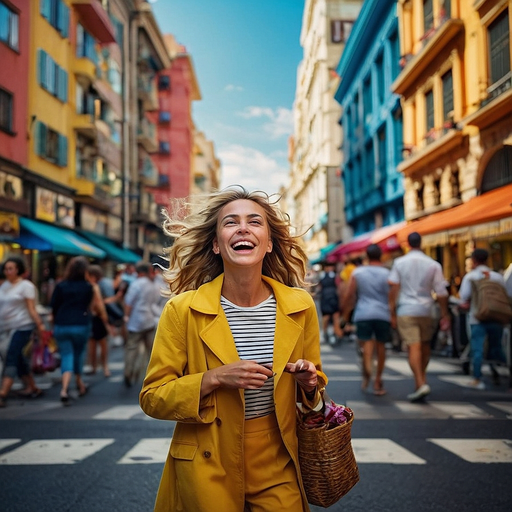 A Burst of Color and Joy in a European City