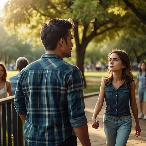 A Moment of Mystery in the Park: A Tale of Romance and Melancholy