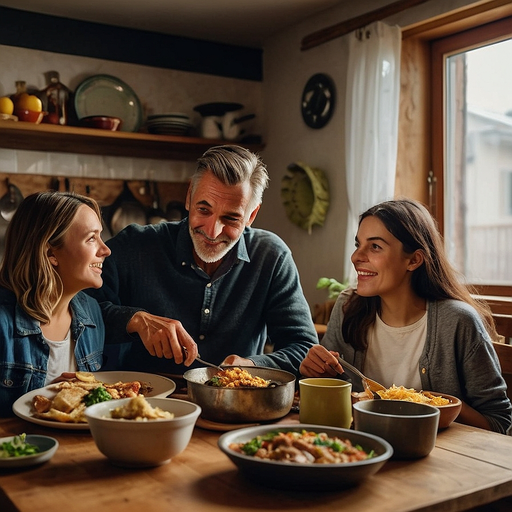 Warmth and Laughter Fill the Room