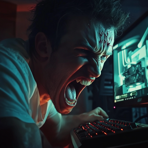 Screaming in the Digital Age: A Portrait of Raw Emotion