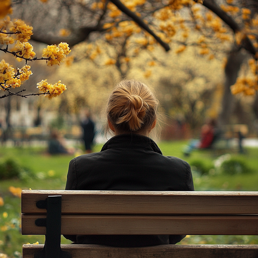 Lost in Thought: A Moment of Solitude in the Park