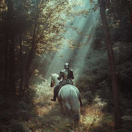 A Knight’s Journey Through the Misty Forest