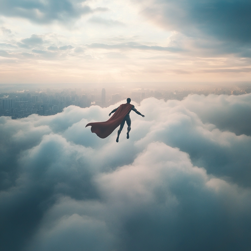 Soaring Above It All: A Superhero’s Epic Journey