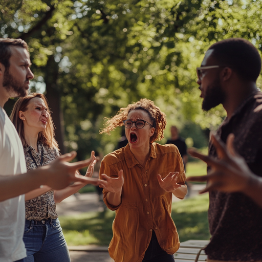 Anger Erupts in the Park