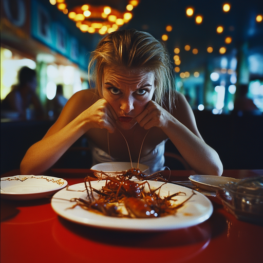 A Look of Intrigue: Unveiling the Mystery at the Dinner Table