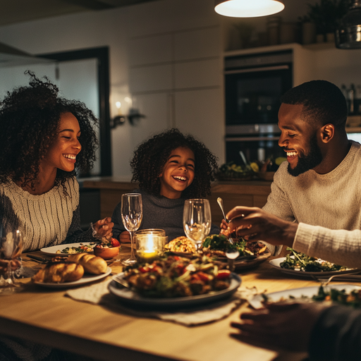 Laughter, Love, and Candlelight: A Family’s Intimate Dinner