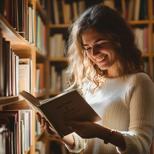 Lost in a World of Words: A Moment of Tranquility in the Library