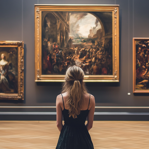 Lost in Art: A Moment of Contemplation