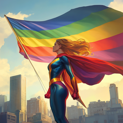 Hope Flies High: Superheroine Stands for Equality