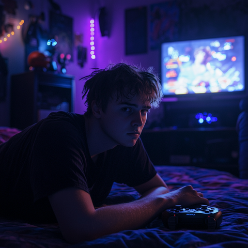 Lost in the Game: A Gamer’s Contemplative Gaze