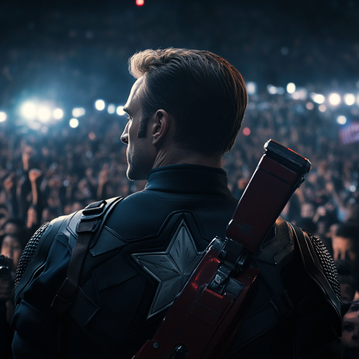 Captain America: A Silhouette of Hope