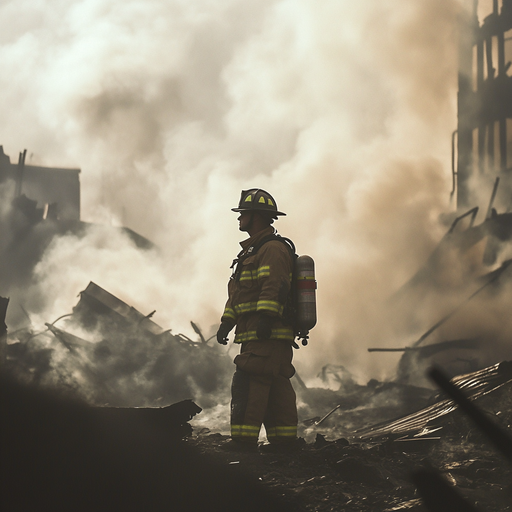 Amidst the Ashes: A Firefighter Contemplates the Devastation