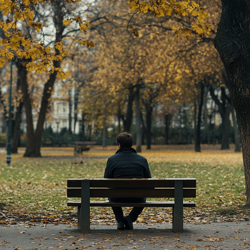 Autumn Tranquility: A Moment of Solitude