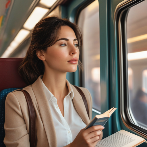 Lost in Thought: A Moment of Contemplation on the Train