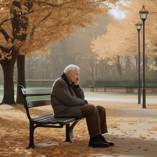 A Moment of Solitude in Autumn