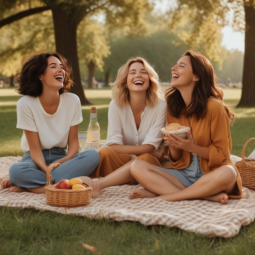 Sun-Kissed Laughter: A Picnic Filled with Joy