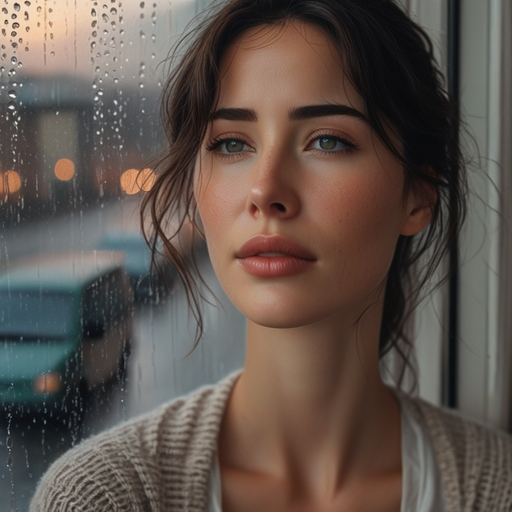 Lost in the Rain: A Moment of Melancholy