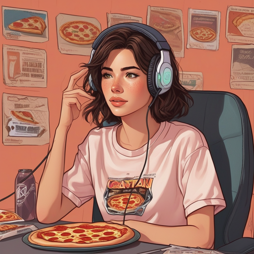 Pizza Dreams: A Moment of Casual Bliss