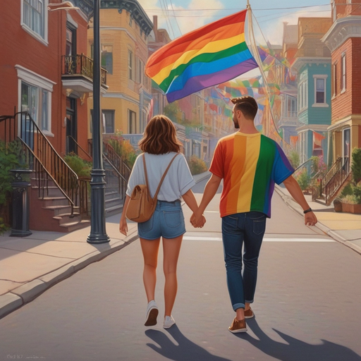 Love and Pride Shine Bright on This Colorful Street