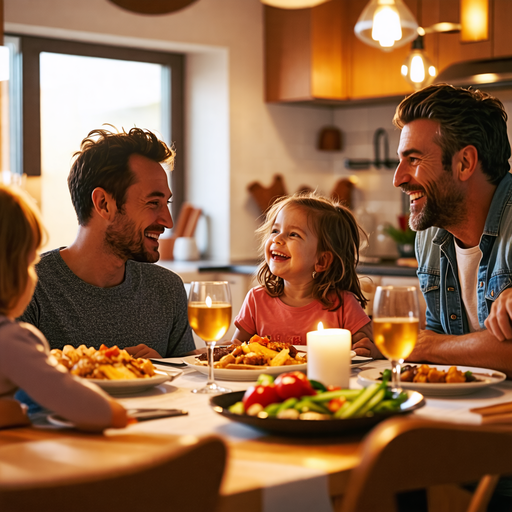 Family Dinner: A Moment of Warmth and Connection