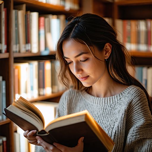 Tranquility in the Stacks: A Moment of Focused Reading