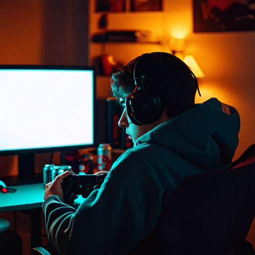 In the Zone: A Gamer’s Focus Illuminated