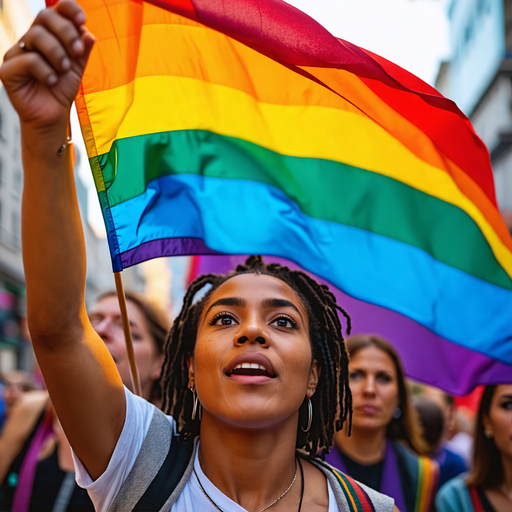 Pride Flag Flies High: A Moment of Hope and Empowerment